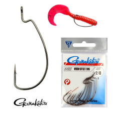 Gamakatsu Worm Offset 1 6/cs. horog