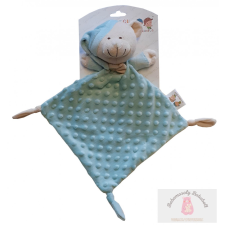 Gamberritos Gamberritos szundikendő plüss buborékos anyagú, hálósapkás maci 9353 zöld bébiplüss