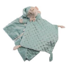 Gamberritos takaró - plüss buborékos anyagú 80x110cm plüss szundikendővel maci zöld 10339 babaágynemű, babapléd