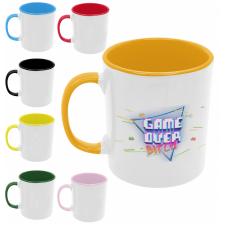  Game over b@tch - Színes Bögre bögrék, csészék