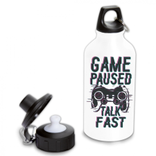 Game paused, talk fast - Fémkulacs kulacs, kulacstartó