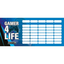  Gamer 4Life órarend (18x8 cm) órarend