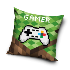 Gamer Blocks párnahuzat 40x40 cm Velúr lakástextília