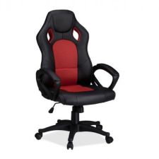  Gamer szék Basic, színes háttámla, piros forgószék