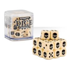 Games Workshop Warhammer - Kocka - 12mm kocka (csont) (20 db) társasjáték