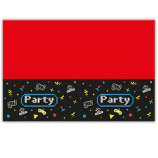 Gaming Party műanyag asztalterítő 120x180 cm lakástextília