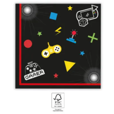  Gaming Party szalvéta 20 db-os 33x33 cm FSC party kellék