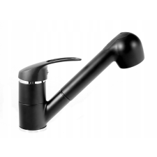 Gamma Shower mosogató csaptelep kihúzható zuhanyfejjel (matt fekete) csaptelep