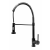 Gamma Spirál konyhai csaptelep fekete, beépíthető