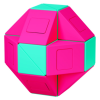 Gancube MG Twist-Pink&Green logikai kocka
