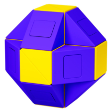 Gancube MG Twist-Purple&Yellow logikai kocka oktatójáték
