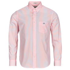 Gant Hosszú ujjú ingek REG CLASSIC POPLIN STRIPE SHIRT Rózsaszín EU M