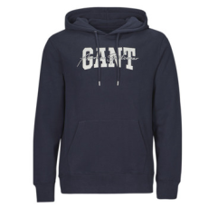 Gant Pulóverek ARCH SCRIPT HOODIE Tengerész EU XL