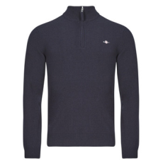 Gant Pulóverek SUPERFINE LAMBSWOOL HALF ZIP Tengerész EU L