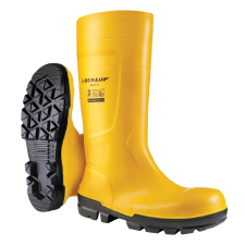 Ganteline Dunlop Work-it S5 PVC védőcsizma (sárga, 39) munkavédelmi cipő