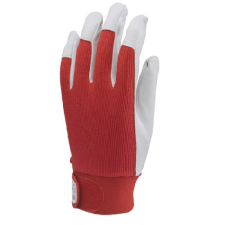 Ganteline Eurostrong E840 kecskebőr védőkesztyű (piros, 8/M) védőkesztyű