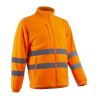 Ganteline Ritto cipzáros polár felső (HV narancssárga, 2XL)