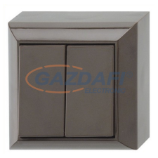 GAO 0511466777 BUSINESS LINE falon kívüli csillárkapcsoló, falon kívüli, barna; 230V, 10A villanyszerelés