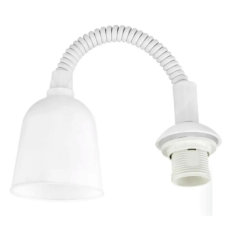 GAO 0513060555 Lámpafüggeszték, spirálos 50-130cm E27, max. 60W fehér világítási kellék