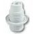 GAO 0717H csillárfoglalat gyűrűvel, E14, 40W, fehér, 230V