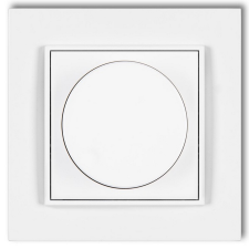 GAO 4106H MINI fényerőszabályzó, kerettel, fehér színben villanyszerelés