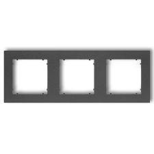 GAO 4126H MINI hármas keret, metál grafit színben villanyszerelés