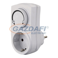 GAO 6032H Földelt köztes csatlakozóaljzat, fényerőszabályzóval LED-hez villanyszerelés