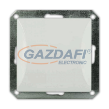 GAO 8703H OPAL süllyesztett csengőnyomó keret nélkül, fehér villanyszerelés