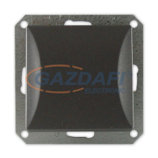 GAO 8712H OPAL süllyesztett váltókapcsoló keret nélkül, grafit villanyszerelés