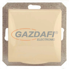 GAO 8725H OPAL süllyesztett dugalj, egyes, keret nélkül, földelt csapfedeles, bézs villanyszerelés