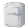 GAO 9855H "It water" kültéri váltókapcsoló, falon kívüli, IP54, fehér, 250V, 10A