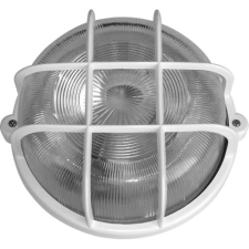 GAO Hajólámpa, kerek, műanyagráccsal 100W, fehér 6927H villanyszerelés