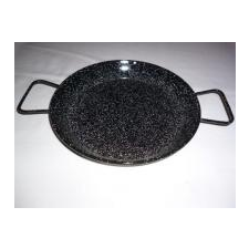 Garcima 26 cm-es zománcozott paella sütőtál, szeletsütő edény