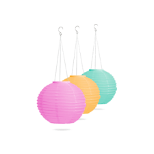 Garden Of Eden 11399H Szolár lampion, 3 színben, hidegfehér LED-es, 28 cm kültéri világítás