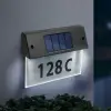 Garden Of Eden 11446C Szolár házszámfény, átlátszó plexi, hidegfehér LED