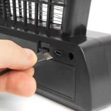 Garden Of Eden Asztali UV rovarcsapda - akkumulátoros és USB-s, fekete elektromos állatriasztó