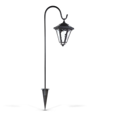 Garden Of Eden LED-es szolár lámpa, kandeláber, 80 cm, fekete, hidegfehér, 11236B kültéri világítás