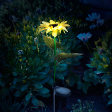 Garden Of Eden Leszúrható szolár napraforgó - 75 cm - 8 melegfehér LED (11762) kültéri világítás