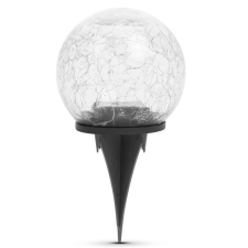 Garden Of Eden Leszúrható szolár üveggömb, 12 cm, 15 melegfehér LED, 11760B kültéri világítás