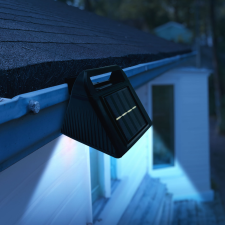 Garden Of Eden Szolár ereszcsatorna fény - 6 hidegfehér SMD LED - fekete kültéri világítás