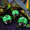 Garden Of Eden Szolár katicabogár - zöld - 14,5 x 12 x 6 cm - 6 melegfehér LED