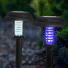 Garden Of Eden Szolár UV rovarcsapda + lámpa funkció (leszúrótüskével, fekete) elektromos állatriasztó