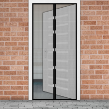 Garden Of Eden Szúnyogháló függöny ajtóra mágneses 100 x 210 cm fekete (11398BK) szúnyogháló