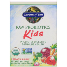 Garden of Life Probiotikum gyermekeknek, RAW Probiotics, Kids, 96 g, Garden of Life vitamin és táplálékkiegészítő