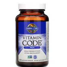 Garden of Life Vitamin Code Men (multivitamin férfiaknak) - 120 növényi kapszula vitamin és táplálékkiegészítő