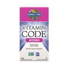 Garden of Life Vitamin Code Women (multivitamin nőknek) - 240 növényi kapszula vitamin és táplálékkiegészítő