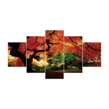 Gardenet Vászon falikép szett, 5 részes, 150 X 80 cm grafika, keretezett kép