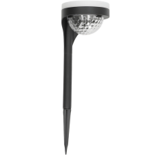 GardenLine Napelemes kerti lámpa LED betét kültéri meleg IP44 fekete kültéri világítás