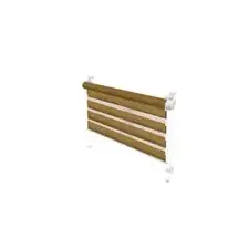 Gardinia EASYFIX zebra roló oldalfeszítéssel, barna, ablakra: 97x150 cm lakástextília