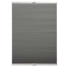 GARDINIA Méhsejtes Pliszé Sina szürke, Thermo,120x130 cm lakástextília
